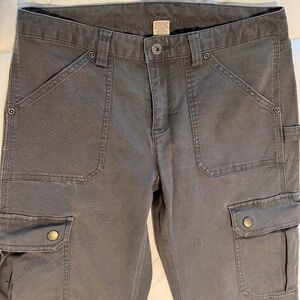 Duluth Trading, Fire Hose Relaxed Leg Cargo Pants, Charcoal, Size 4x31